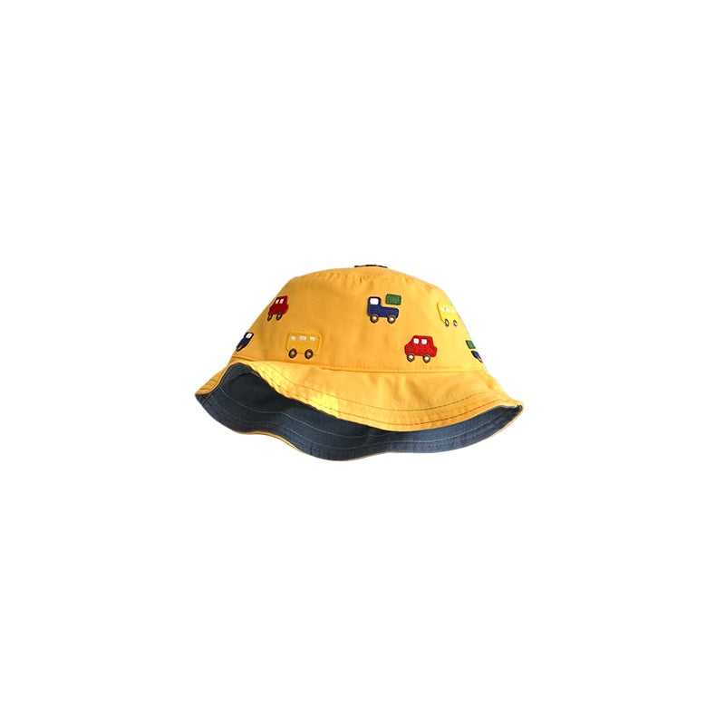 8M-2Y Ins Baby Bucket Hat for Baby Girls Boys Big Brim Children Travel Visor Basin Fishermen Hat