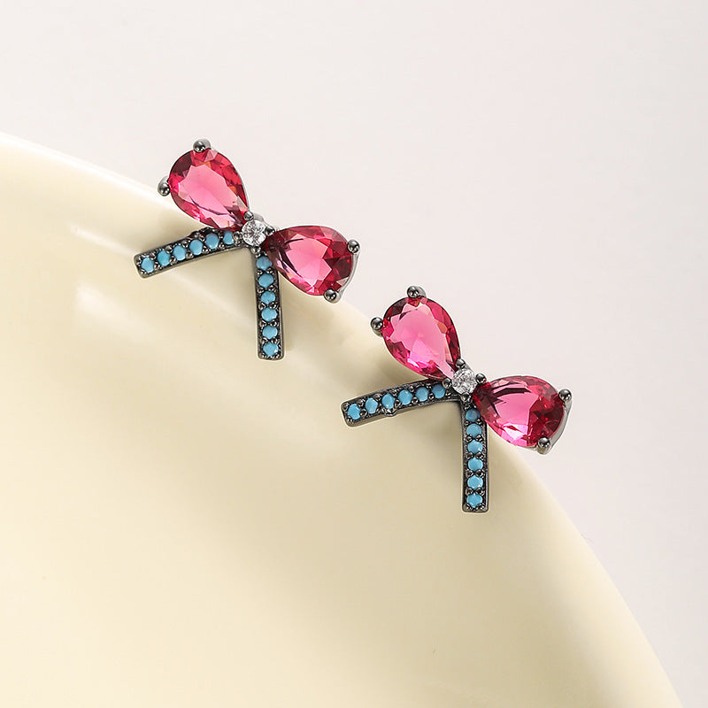 EHAO Copper Gold-plated Earring Women Design High-end Earrings Summer
