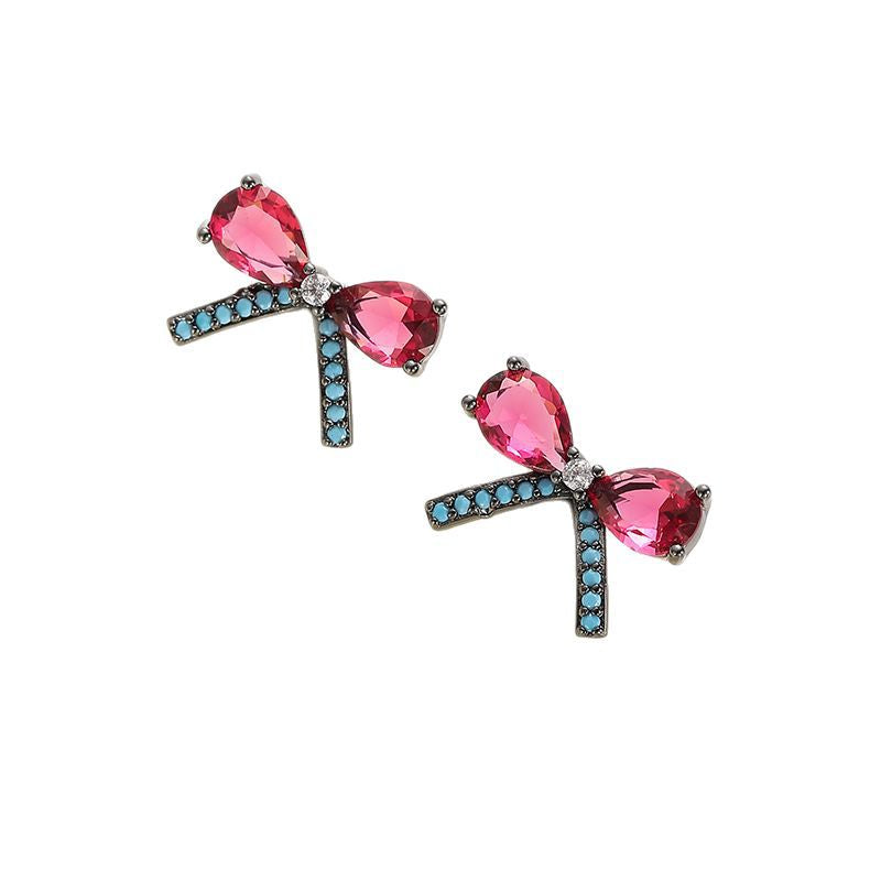 EHAO Copper Gold-plated Earring Women Design High-end Earrings Summer