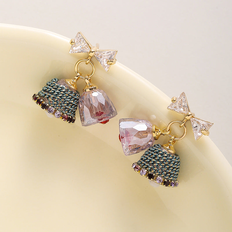 EHAO Copper Gold-plated Earring Women Design High-end Earrings Summer
