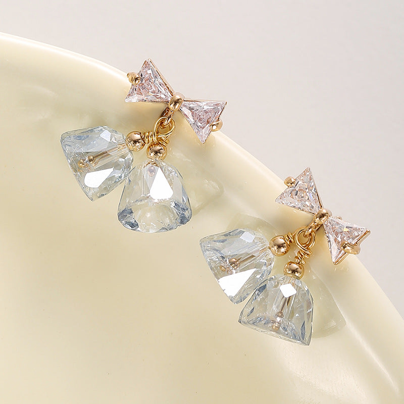 EHAO Copper Gold-plated Earring Women Design High-end Earrings Summer