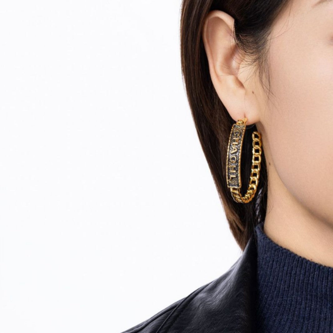 Gold Hoop Earrings for Women Gold Plated Hoop Earrings Set Earring Dangle Earrings Set