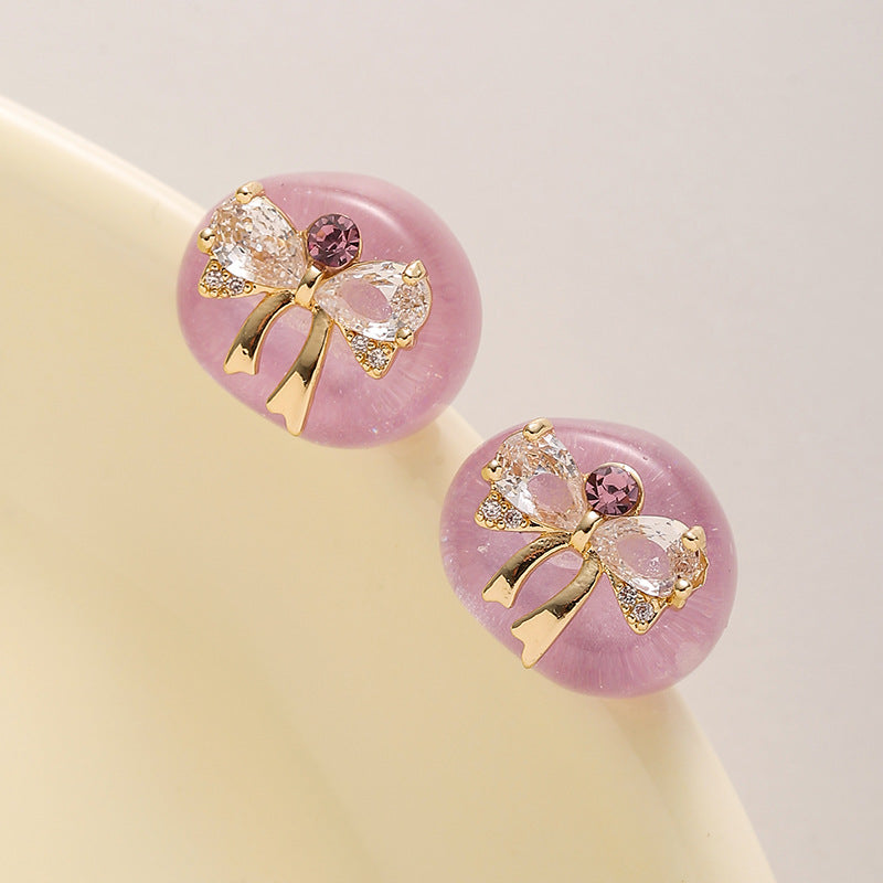 EHAO Copper Gold-plated Earring Women Design High-end Earrings Summer