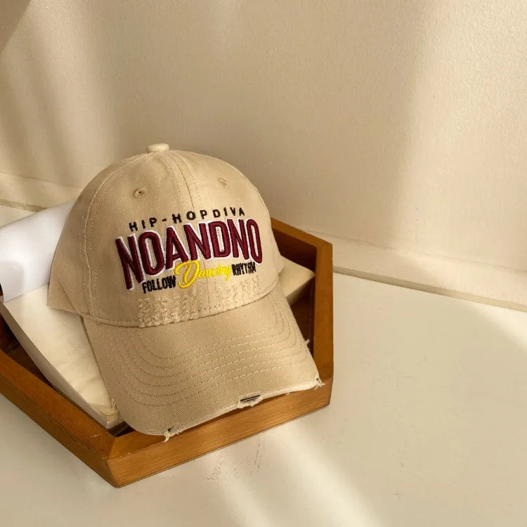52-54cm American Retro Baby Baseball Cap Children Spring Summer Letter Embroidery Cap Boys Girls Sunshade Baseball Cap