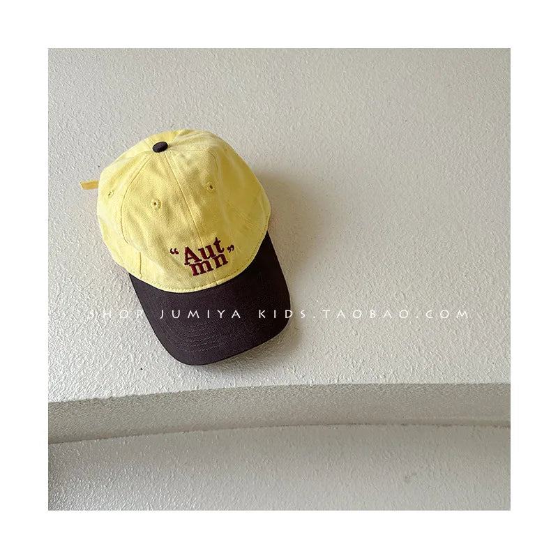 2-5Y Children Kids Baseball Cap for Girl Boy Spring Summer Baby Sun Hat Cartoon Letter Embroidery Toddler Caps