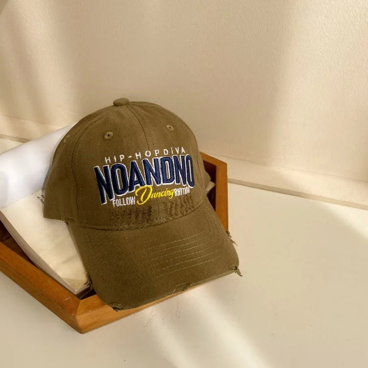 52-54cm American Retro Baby Baseball Cap Children Spring Summer Letter Embroidery Cap Boys Girls Sunshade Baseball Cap