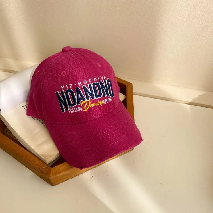 52-54cm American Retro Baby Baseball Cap Children Spring Summer Letter Embroidery Cap Boys Girls Sunshade Baseball Cap
