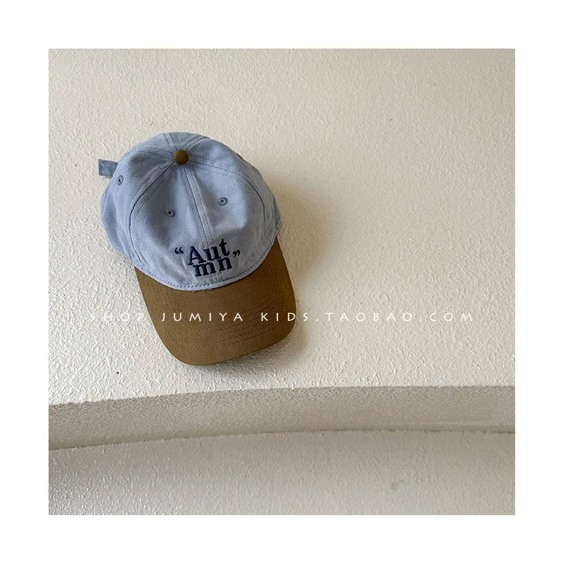 2-5Y Children Kids Baseball Cap for Girl Boy Spring Summer Baby Sun Hat Cartoon Letter Embroidery Toddler Caps